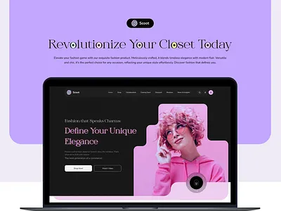 Scoot - Fashion E-Commerce Solution app design digital retail fashion hub fashion retail fashion tech fashion website mobile shopping mobile shopping app online business online commerce ui design ui ux virtual shopping web app web design web development
