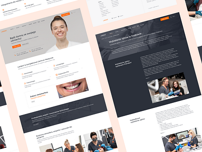 Lardent website clean dentist design figma minimal stomatology ui uiux ux website