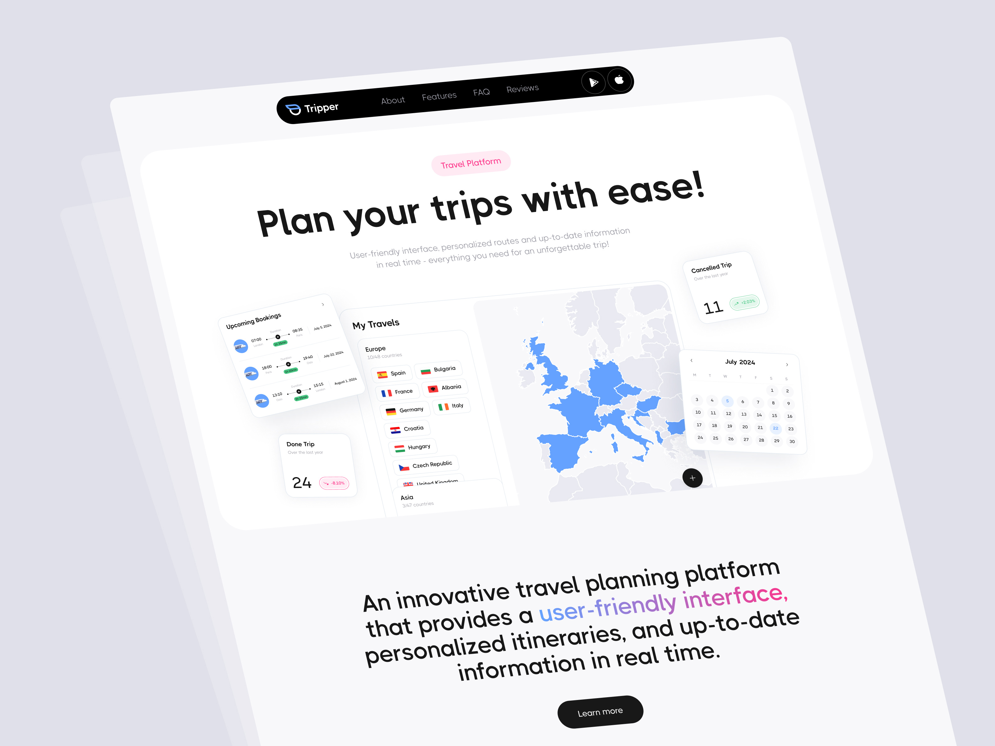 Example of Website Redesign