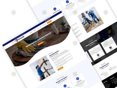 Responsive Landing page design - Wipe Wizardry brand cleaning cleaning landing page cleaning website creative design firm home care home support house cleaning landing page minimal office cleaning responsive service simple ui web web design website