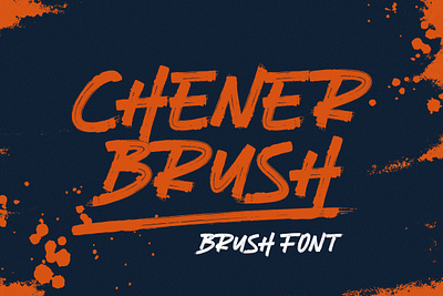 Chener Brush - Handbrush Font brush