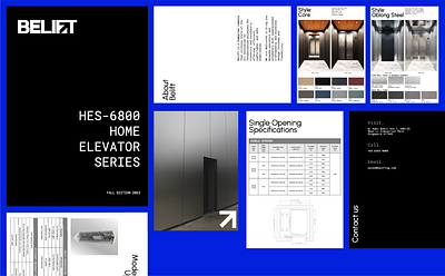 BELIFT Industries - Catalog branding catalog catalogdesign clientwork graphic design mockups