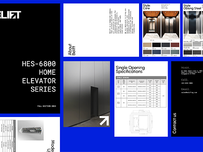 BELIFT Industries - Catalog branding catalog catalogdesign clientwork graphic design mockups