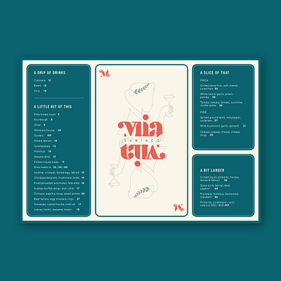 mia tua branding brandmark graphic design illustration label lettering logotype menu wordmark