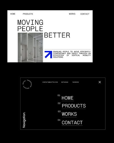 BELIFT Industries - Desktop Wireframe branding design figma graphic design website websitedesign