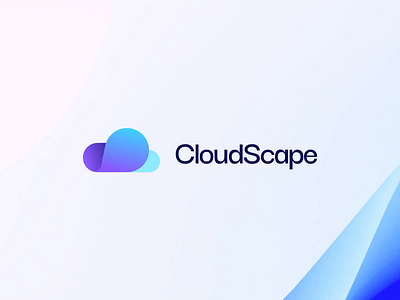 CloudScape - Logo Animation animation brand brand identity branding cloud cloud animation cloud logo cloud provider design gradient gradient logo graphic design logo logo animation logo branding logo design logo motion motion graphics simple motion vektora