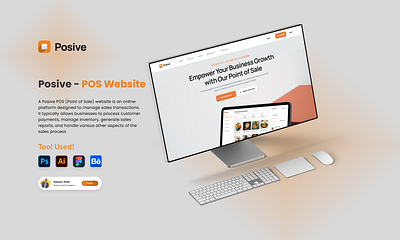 Posive - POS Website 3d animation branding creativedesign graphic design landingpage logo motion graphics responsivedesign ui uitrends userinterface uxui webdesign webinspiration websitedesign webui