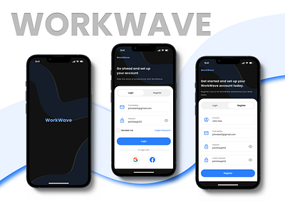 WorkWave🌊 - Daily Task Manager daily task manager app design task manager ui ux workwave