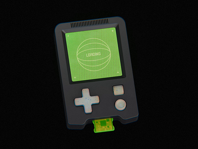 Retro Device Loading 3d animation blender device loading retro