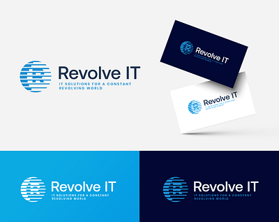 Revolve IT branding design graphic design illustrator logo