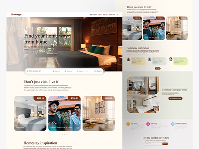 Home Rental Web Design | Unlocking Your Dream Home brand identity figma home rental home rental design homepage design landing page design modern design travel travel an tourism user engagement user experience user flow user friendly design user interface user research uxui web app design website design website redesign