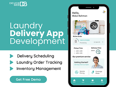 Laundry App Development Dubai app development in dubai devicebee devicebee dubai laundry app design laundry app dubai mobile app developer dubai