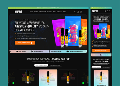 Landing Page Design design graphic design landingpage ui ux