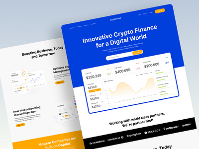 Crypto Peak Landing Page design graphic design landingpage ui ux