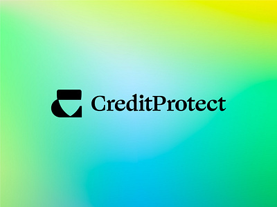 CreditProtect logo concept (unused) attorney c credit finance law lawyer legal letter modern money negative space protect protection safe shield timeless