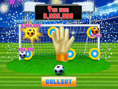 Bonus game design for the online slot machine "Footbal Goal" bonus bonus art bonus game bonus round casino art casino design digital art football football slot gambling game art game design game graphics gmabling art graphic design slot art slot bonus slot design soccer soccer slot