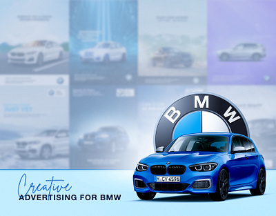 Creative Advertising For BMW advertising automotive bmw bmw ads branding car poster creative creative advertising graphic design social media post socialmedia vehicle