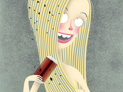 Rapunzel and her live farm 2d illustration affinity designer caricature cartoon gags cartooning conceptual illustration digital illustration ecartoongrafix editorial illustration graphic art humorous illustration pop art richard peter david silly drawings vector illustration