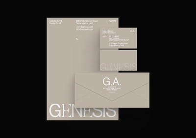 Brand Identity for Architecture Studio architecture branding business card graphic design identity layot logo typography ui ux web design