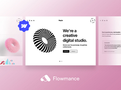 Elevate Your Agency with Nayla - Agency Webflow Template agency template design template ui webflow webflow template webflowtemplate websitedesign