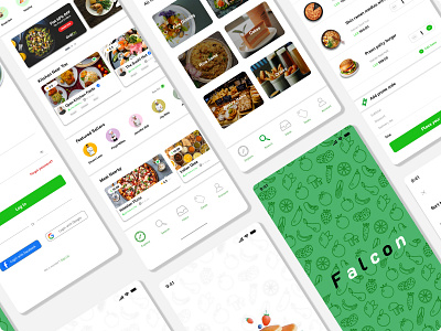 Food Ordering Application UI 3d animation app branding food graphic design logo motion graphics new trend ui ux