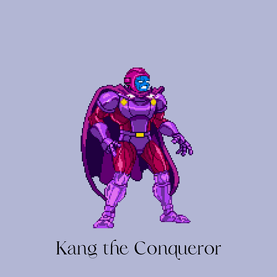 Kang the Conqueror batman dc kang marvel pixel art superhero