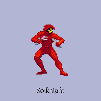 Solknight batman dc marvel moonknight pixel art superhero