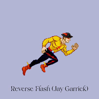 Reverse Flash ( Jay Garrick ) batman dc flash marvel pixel art reverse flash superhero