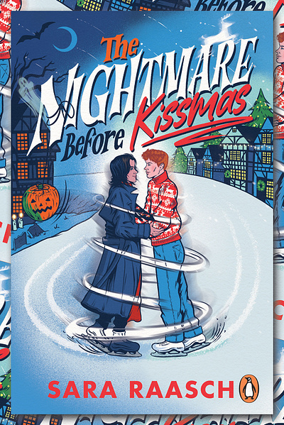 The Nightmare Before Kissmas X Cat Sims book cover characters comic art publishing romance