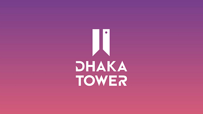 Logo animation for Dhaka Tower 2d animation animation glitch glitch animation logo logo animation logo reveal motiongraphics