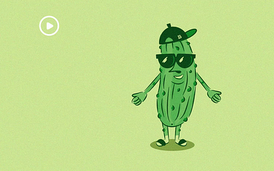 CUCUMBER SEASON selfpromo animation animation cucumber free time graphic design ilustartion motion graphics season summer vibes