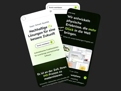 Mobile IT 3d logo ui ux