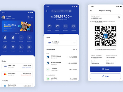 Banking App (FinTech) app branding design ui ux