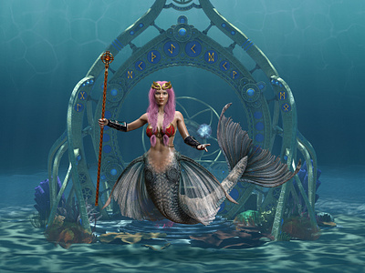 Cryptomermaids NFT Project graphic design illustration nft nft project ui