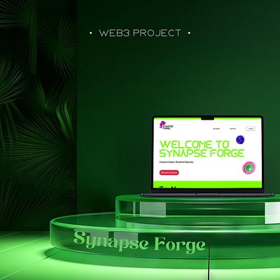 Synapse Forge (Web3) 3d advertising brand identity branding digital digital marketing figma graphic design landing page logo marketing social media ui ux web design web3 website