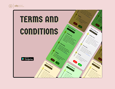 DailyUI 089 - Terms & Conditions dailyui ui