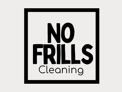 No Frill Cleaning, Logo Design brand design brand designer brand visuals branding cleaning business cleaning company colour design designer graphic design graphic designer graphicdesigner graphics logo logodesign typeography ui vector visual design womeninbusiness