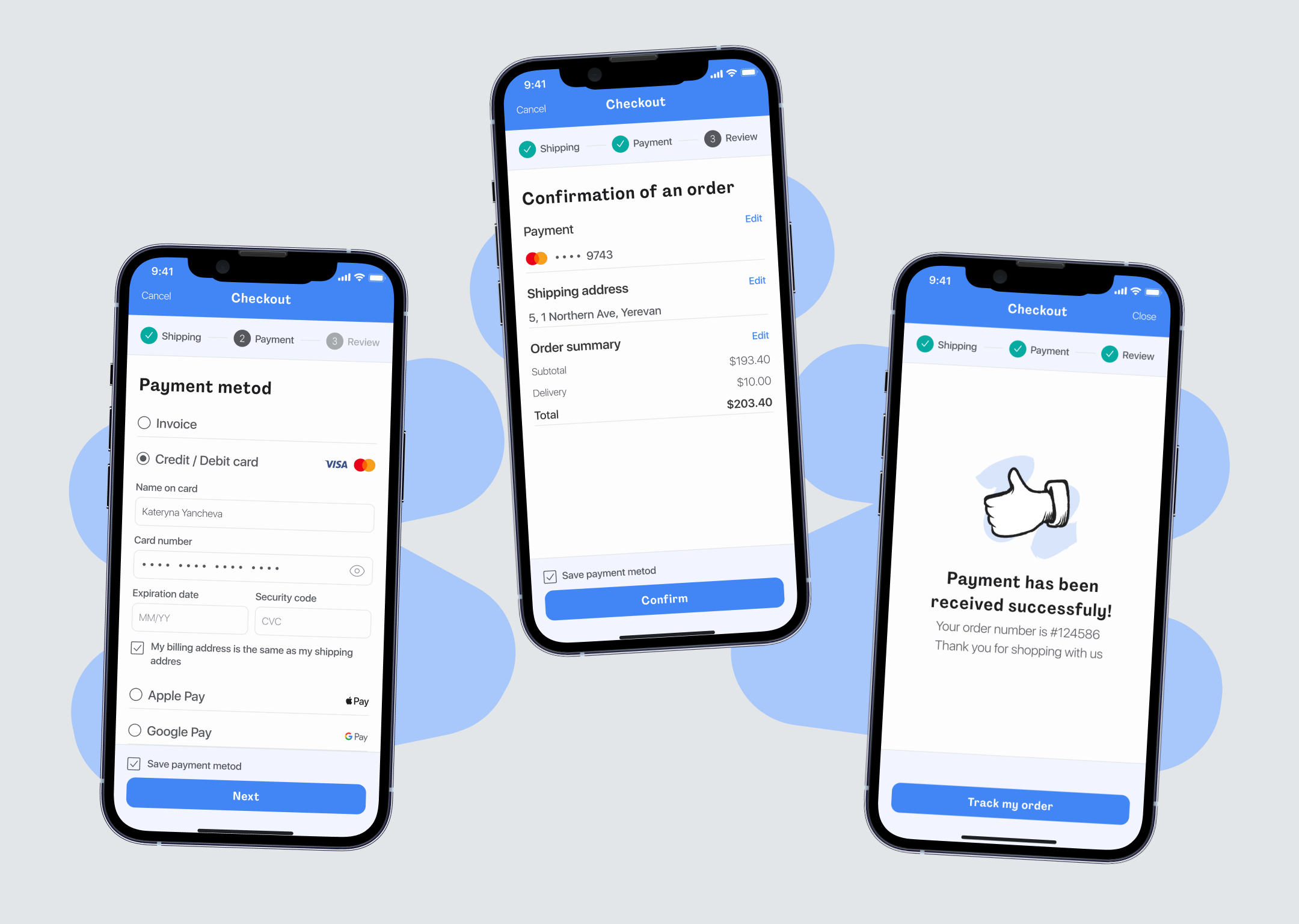 Credit Card Checkout design typography ui ux