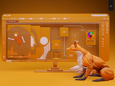 WestFoxStudio UI/UX Design 3d animation branding graphic design logo ui