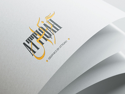 Attiqah Graphics Profile Design app branding design dribble graphic design illustration logo portfolio typography vector