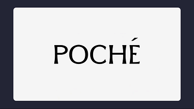 Redesign concept for «Poche» 3d animation concept design ui ux web design