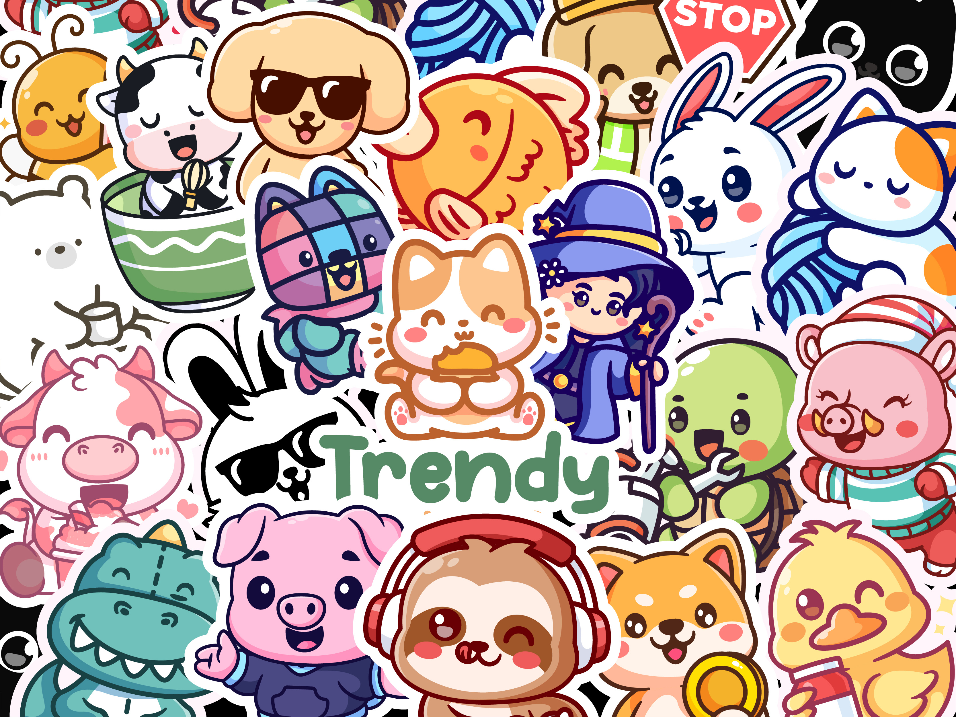 Example of Create Cute Character Illustration