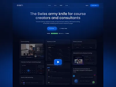 COET.ai ui web design