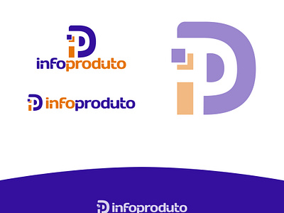 InfoProduto company design graphic design info ip logo produto technology