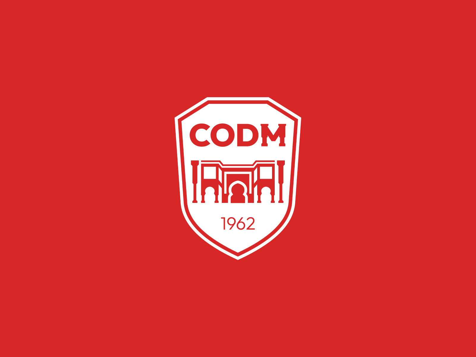 CODM Meknes Logo Redesign botola brand identity branding club omnisports de meknes codm football logo logo design logo designer maroc meknes minimalist morocco shield sports logo simplicity soccer logo النادي المكناسي