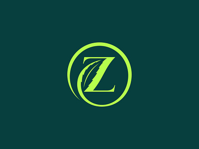 OZ cannabis logo cbd logo elegant elegant cbd logo green grow hamp l leaf leaf logo letter logo letter mark logo design logo mark luxury cannabis logo pure symbol z logo