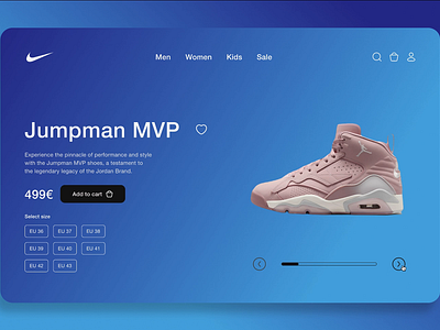 Jordan Sneaker - UI Concept Animation animation creative design designinspiration ecommerce figma figmadesign inspiration interactivedesign jordan motiondesign productpage prototype shoes sneakeranimation ui uiux ux