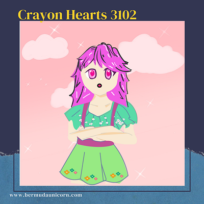 Crayon Hearts 3102