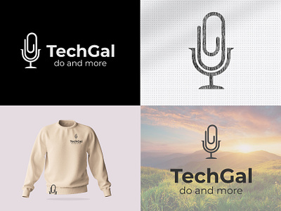 TechGal Logo Design 3d 3d logo branding brunding design graphic design illustration logo minimal logo redesign logo techgal logo