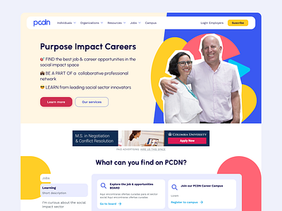 Website Social impact Careers - PCDN